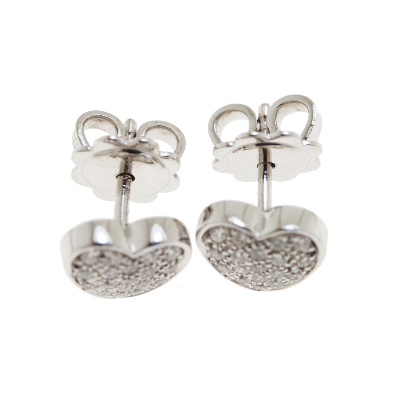 orecchini oro 18kt | Cuore vuoto in oro | Made in Italy orecchini oro 18kt | Cuore vuoto in oro | Made in Italy